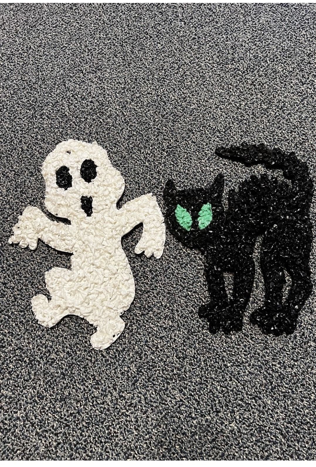 Vintage Melted Plastic Popcorn Decorations 