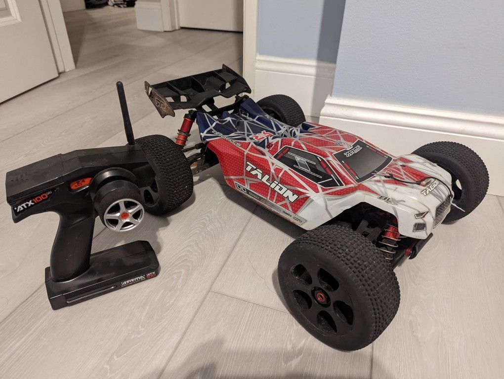 1/8 ARRMA TALION 6S BLX 4WD RC Remote Control Car EXtreme Bash Speed Truggy RTR 75 MPH EXCELLENT CONDITION