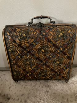 Legends Of Their Time vintage woven handbag