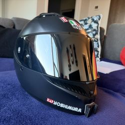 AGV K3 Size M Motorcycle Helmet W/GoPro Mount