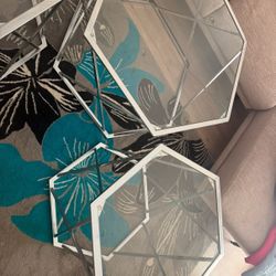 3-Piece Matching Table Set – Coffee Table + 2 Side Tables