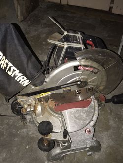 Craftsman saw with laser