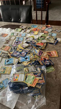 Original Pokemon cards from 1900s to 2007 etc