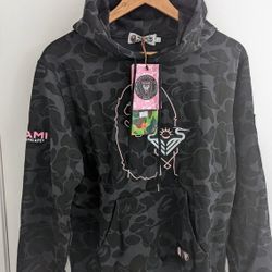 Bape x Inter Miami 30th Anniversary Black Hoodie