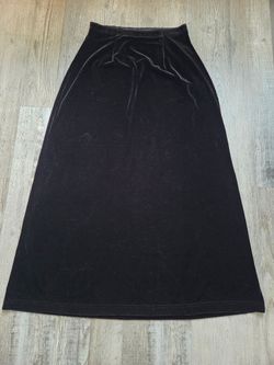 4 Long Velvet Skirts $10 each size medium