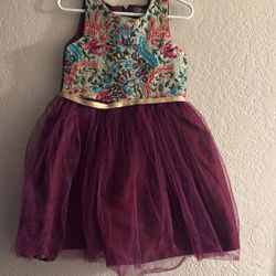 Purple Tulle Dress 