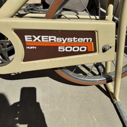 Vintage Huffy Exersystem Stationary 5000 Bike 