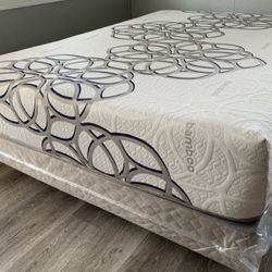 Full Sky Comfort Bamboo Cool Gel Memory Foam Mattress!!