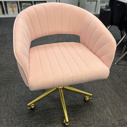 NEW Velvet Desk Chair Swivel 