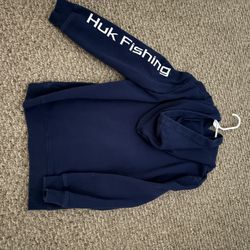 Youth Medium Huk Fishing Hoodie