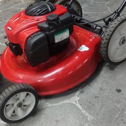 Lawn Mower Running Push