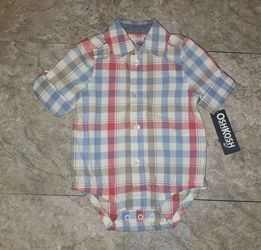 Oshkosh baby boy onesie new