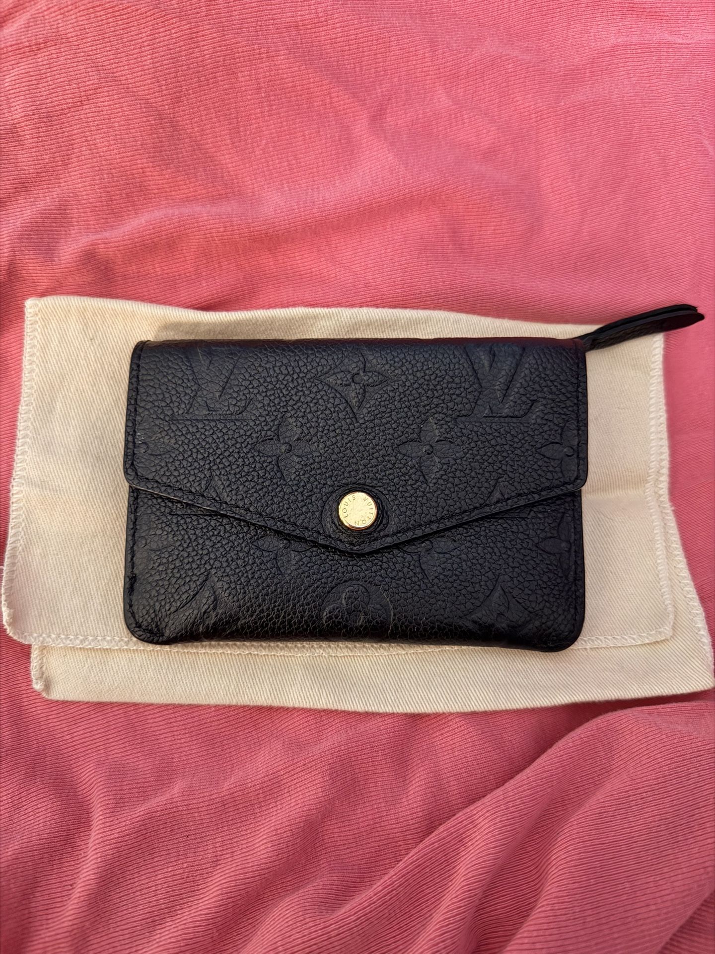 Authentic Louis Vuitton Monogram Empriente Key Pouch In Noir