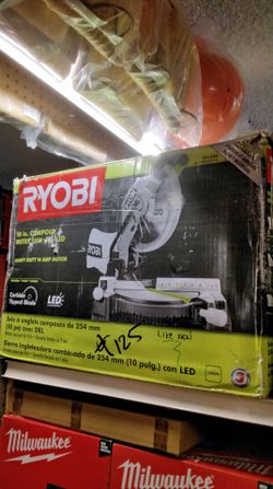 RYOBI 10 IN. COMPOUND MITER SAW WITH LED