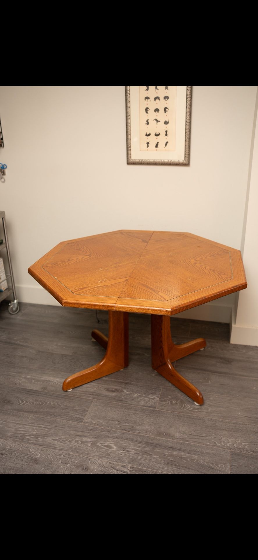 Vintage Expandable Wood Table 