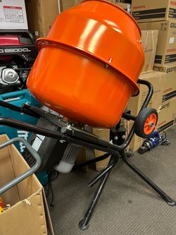 5 cf cement mixer new