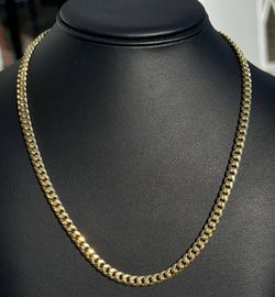 Jewelry 14k Hollow Yellow Gold Cuban link 26.00” Chain necklace 23.30grams 5.50mm