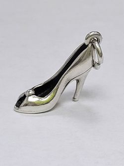 James avery retired open toe high heel charm
