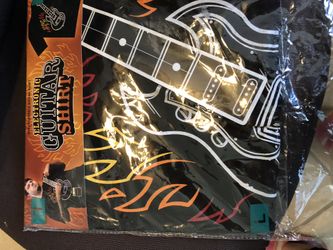 Electric guitar shirt size lg