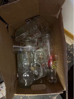 Assorted glassware