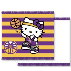 Hello Kitty Night LA Sparks Beach Blanket 