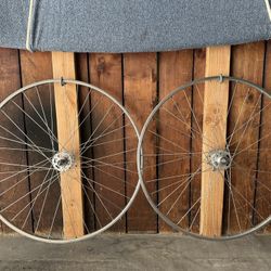 Vintage CAMPAGNOLO Record Wheelset *Clincher Rims*
