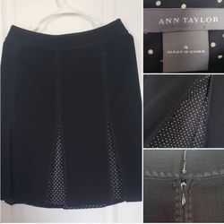 Black And White Polka Dot  Skirt Size 4