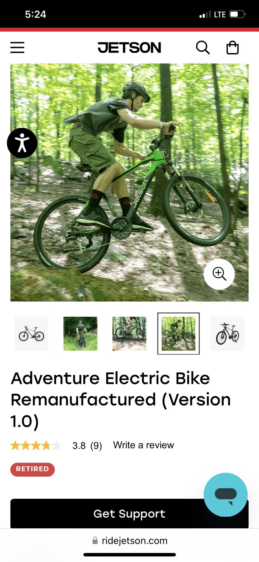 Jetson Adventure Electric Bike Remanufactured