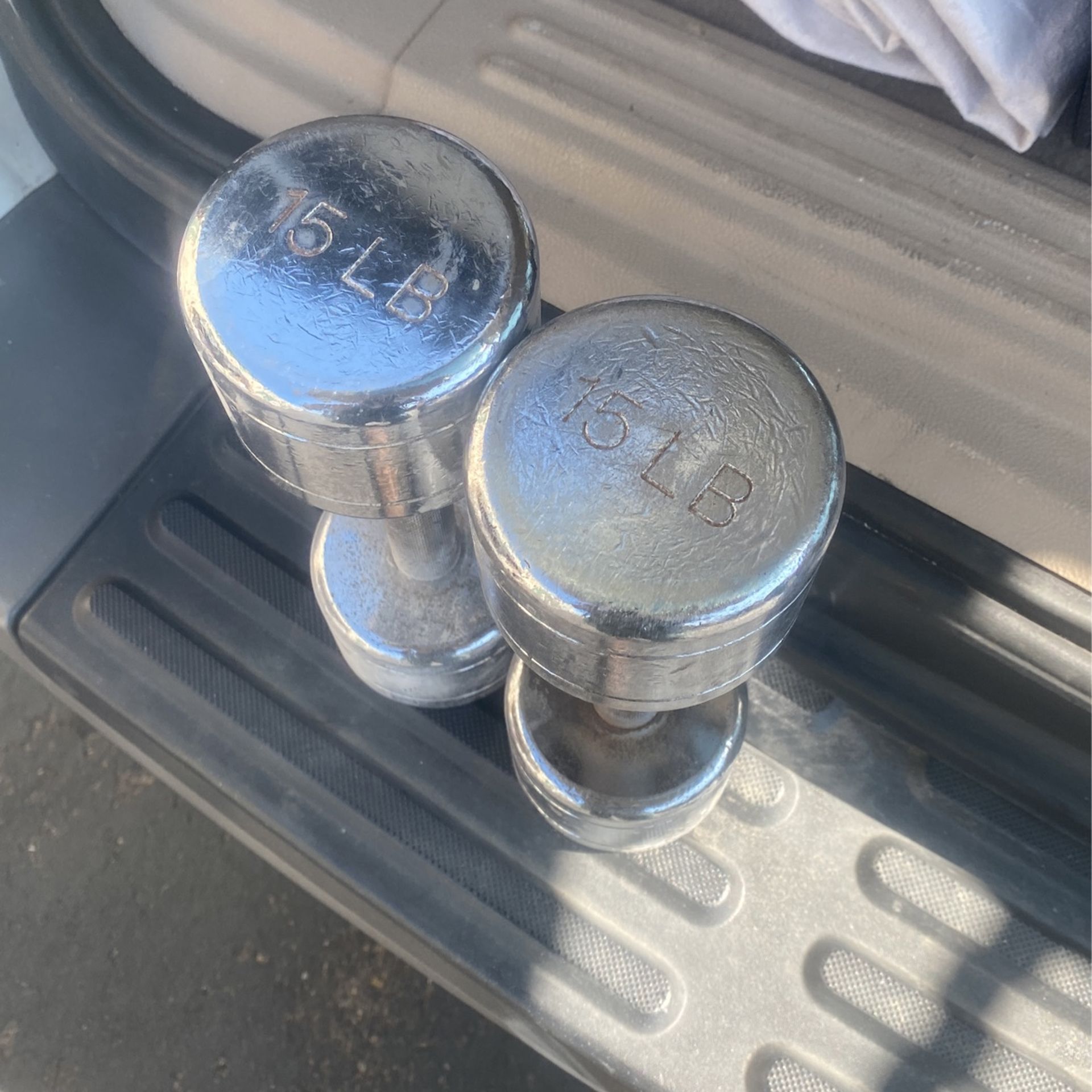 Dumbbells 15 pounds Each