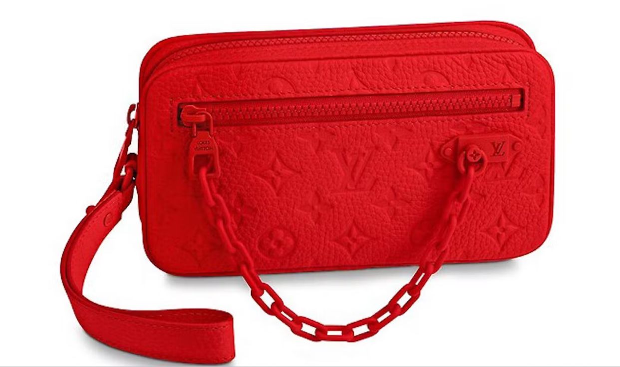 Louis Vuitton Pochette Volga Monogram Rouge Limited Edition Used