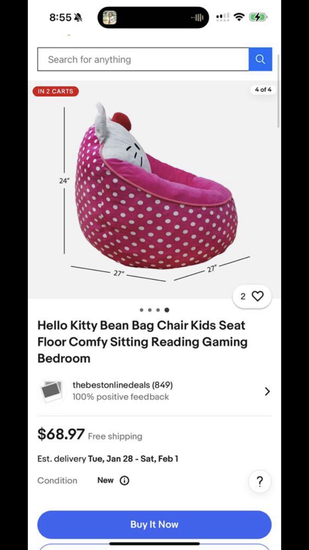 Hello Kitty Chair