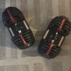 Bowflex adjustable dumbbells