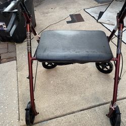 walker with seat
