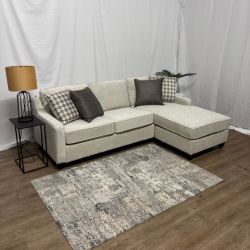 Cream Sofa With Chaise BRAND NEW