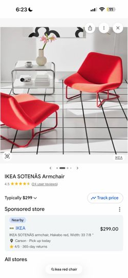 IKEA sotenas armchair - mid century vintage chair vibe