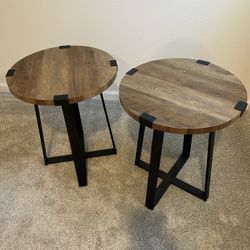 Farmhouse Style Tables – Pier 1 Imports $55 each or $90 for the set
