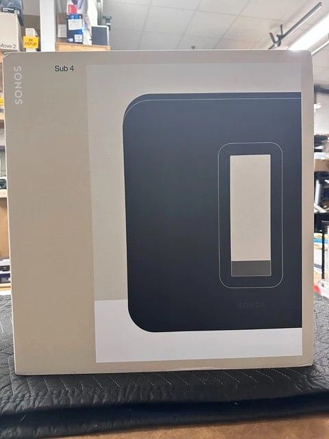 Sonos Sub 4 Wireless Subwoofer Black Color NEW SEALED BOX