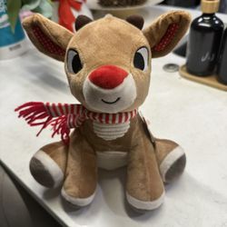New W Tags Rudolph & Clarice Plush Set - 7” Christmas Stuffed Animals 