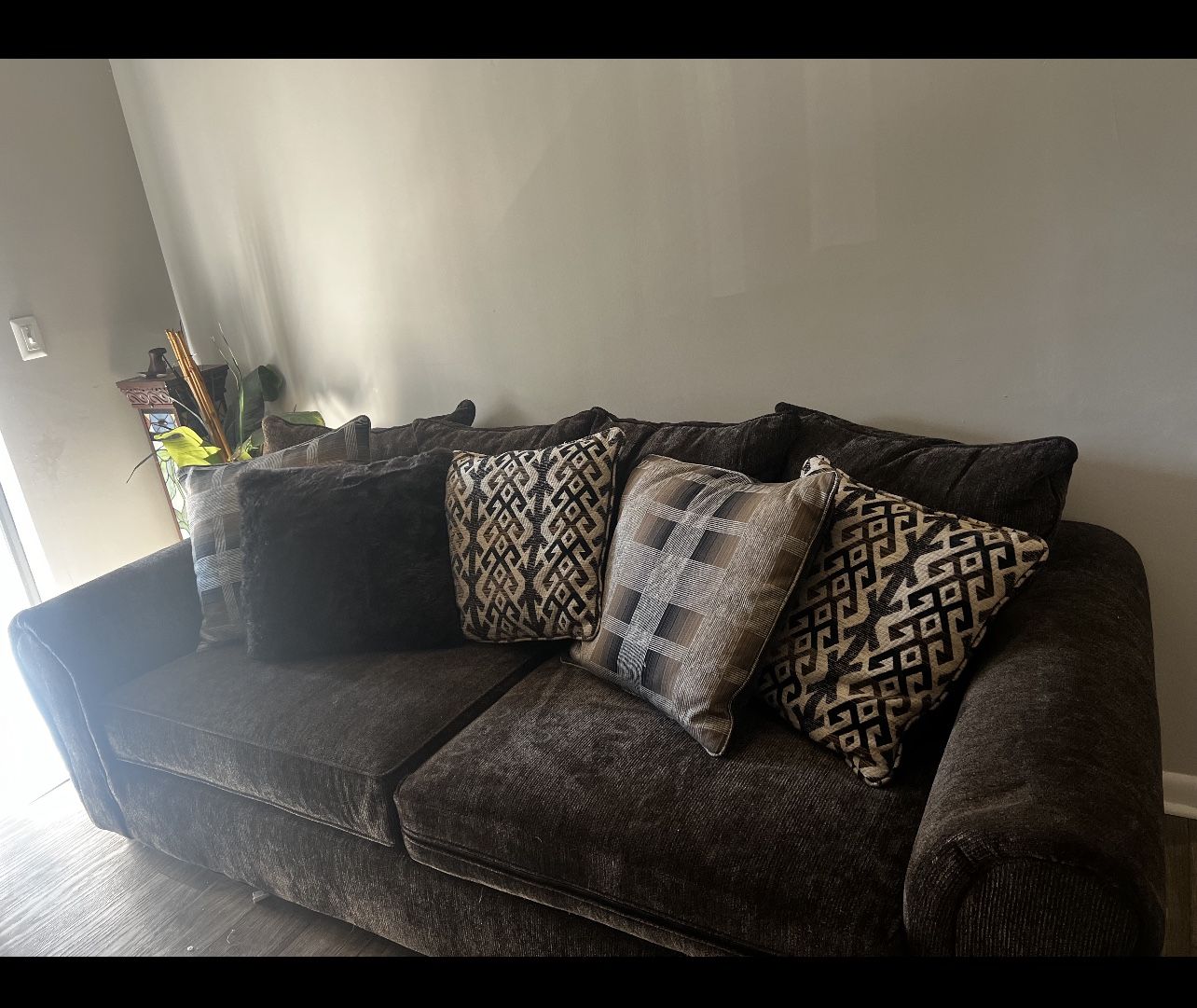 Ashley Furniture Brown corduroy Sofa