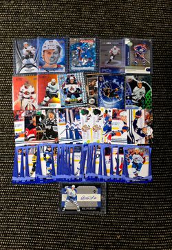 NHL Hockey Card Lot with Auto and Inserts