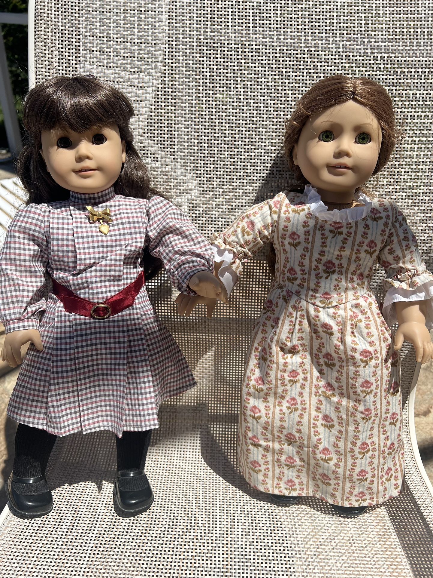 Lot of 2 Vintage American Girl Dolls & Accessories
