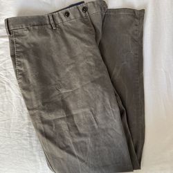Mens Italian Designer Pants - PT Torino Men’s Distressed Dark green/beige 