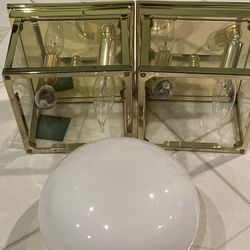 Hallway Light Fixtures (3 Each)
