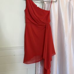 MAC DUGGAL Red Cocktail Dress