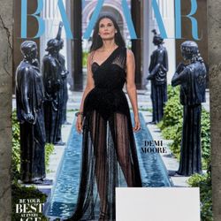 Harper's Bazaar Magazine October 2019 Demi Moore