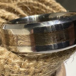 Titanium & Mokume Men’s Ring Size 13