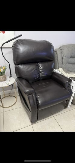Power Lift Recliner Chair - Walnut Faux Leather, Pride Mobility