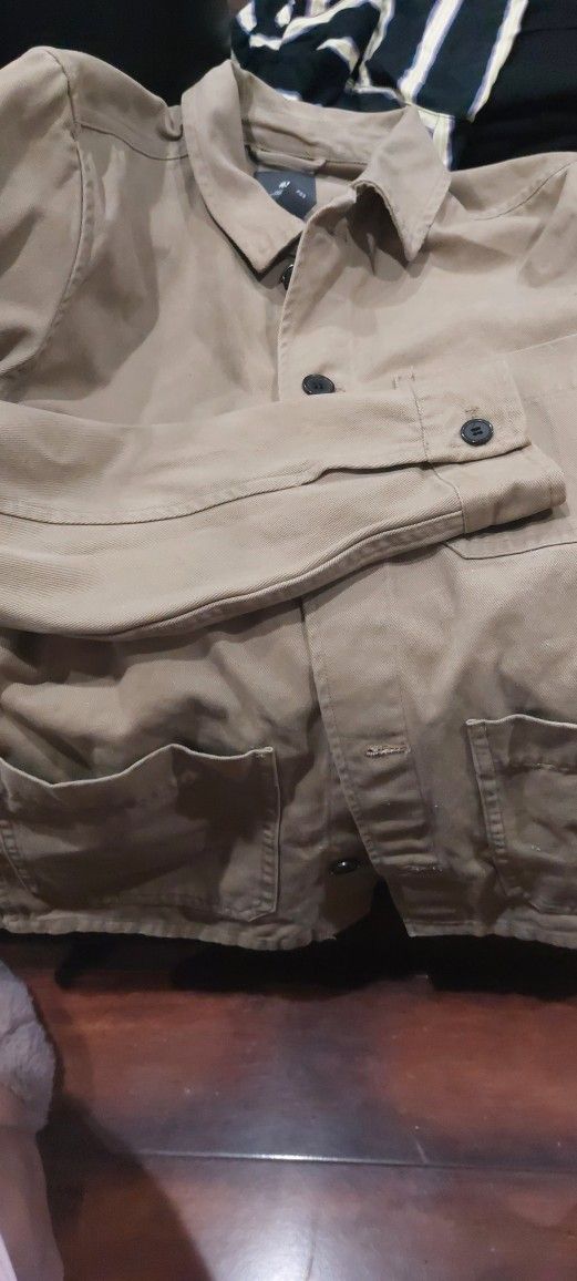 Tan Jacket From H& M Sz M New No Tag