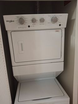 Stackable washer and dryer