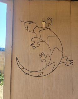 Large Metal Wall Hangings For Outside Walls NORTH PHOENIX 